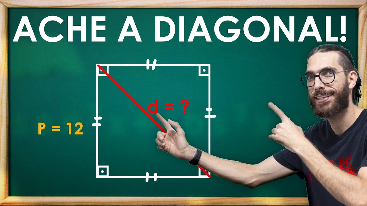 Como calcular a diagonal de um quadrado em menos de 5 segundos?