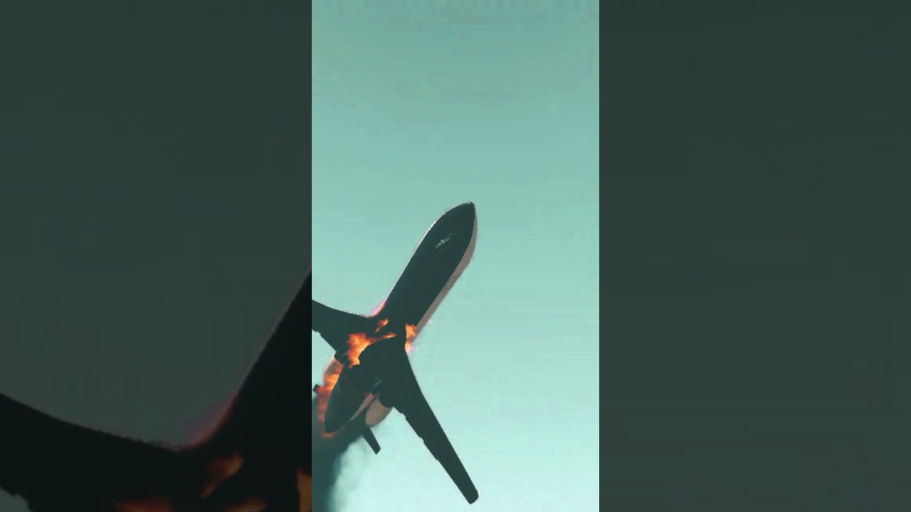 Horror Landing: Aircraft Explodes Moments After Touchdown#shorts