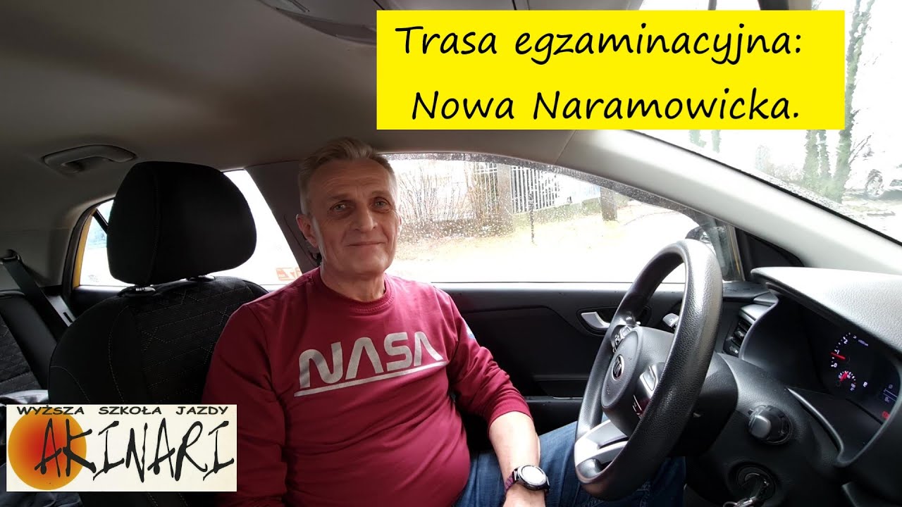 Trasa egzaminacyjna ,,Nowa Naramowicka.''