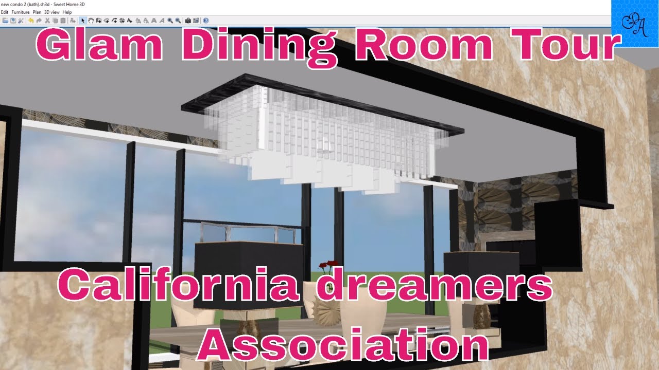 Glam Dining Room Tour