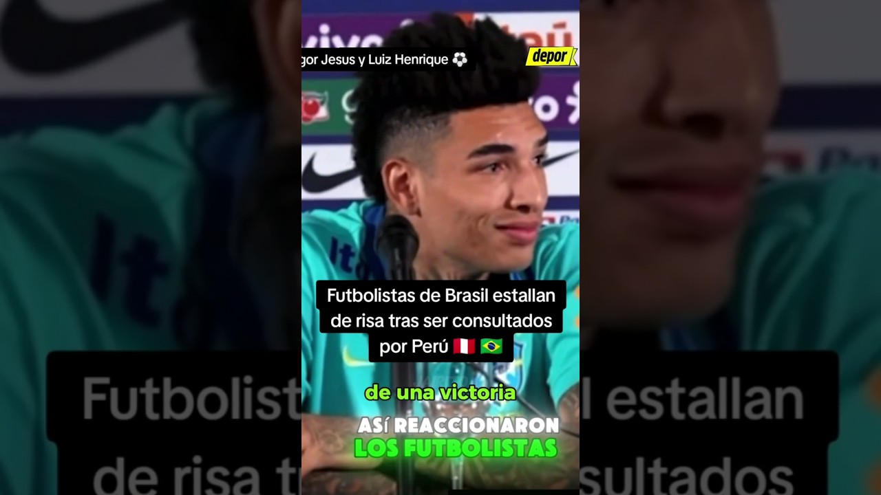 Brasile&ntilde;os se Burlan de Per&uacute; antes de su encuentro #futbol #cr7 #noticiasdeportivas