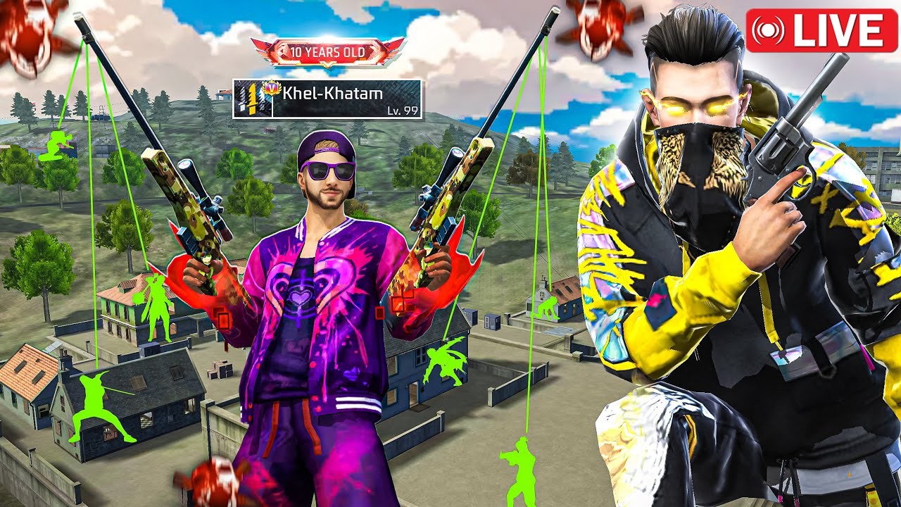 New Grandmaster Top 1 Push V Badge Lobby ❤ FF LIVE ✌ Free Fire LIVE! #ff #freefire #freefire