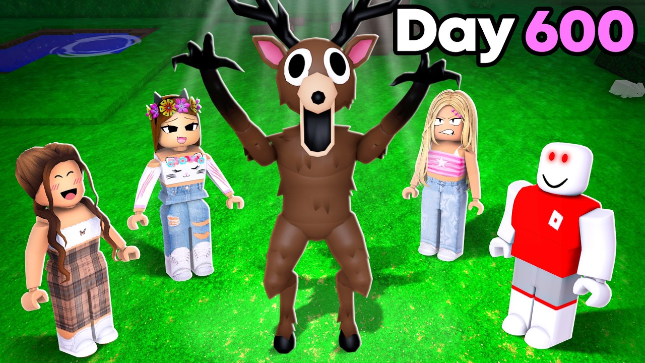 I Joined A GIRLS ONLY TEAM To BEAT THE GAME In 99 Nights in the Forest!