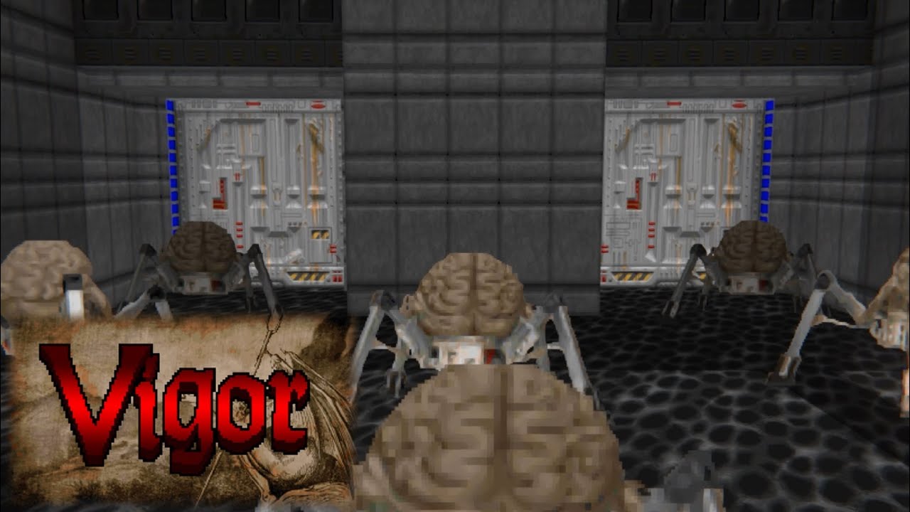 DOOM II with Project Brutality [Vigor] Level 14 2999 AD