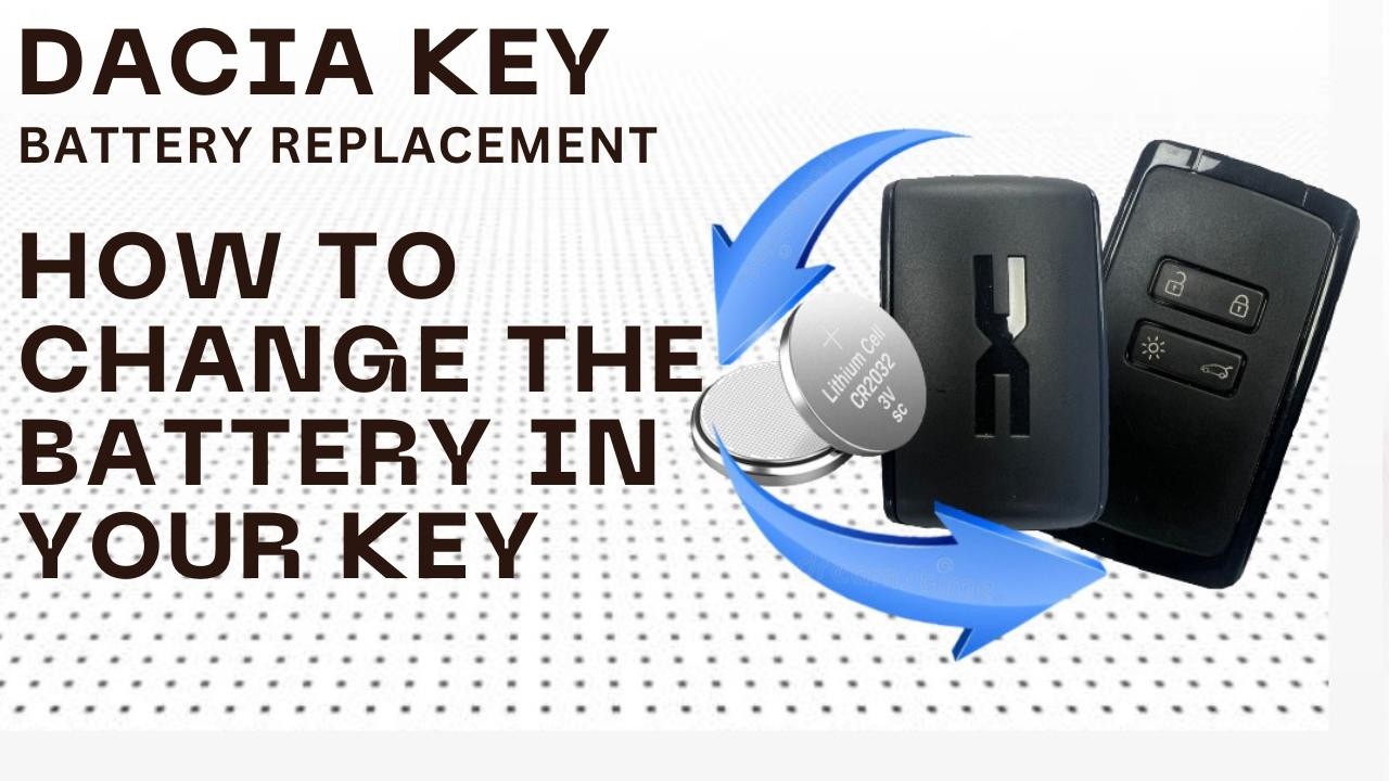 DACIA KEY CARD BATTERY HOW TO CHANGE THE BATTERY REPLACE SWAP.
