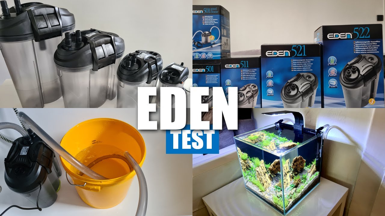 Eden filtry zewnętrzne 501 511 521 522 Unboxing & Test
