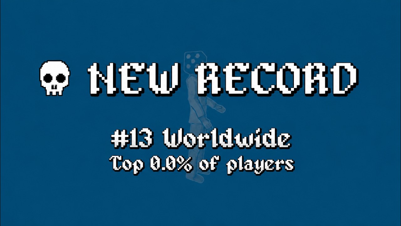 Leaderboard runs with Luck Tome (Dicehead) #megabonk