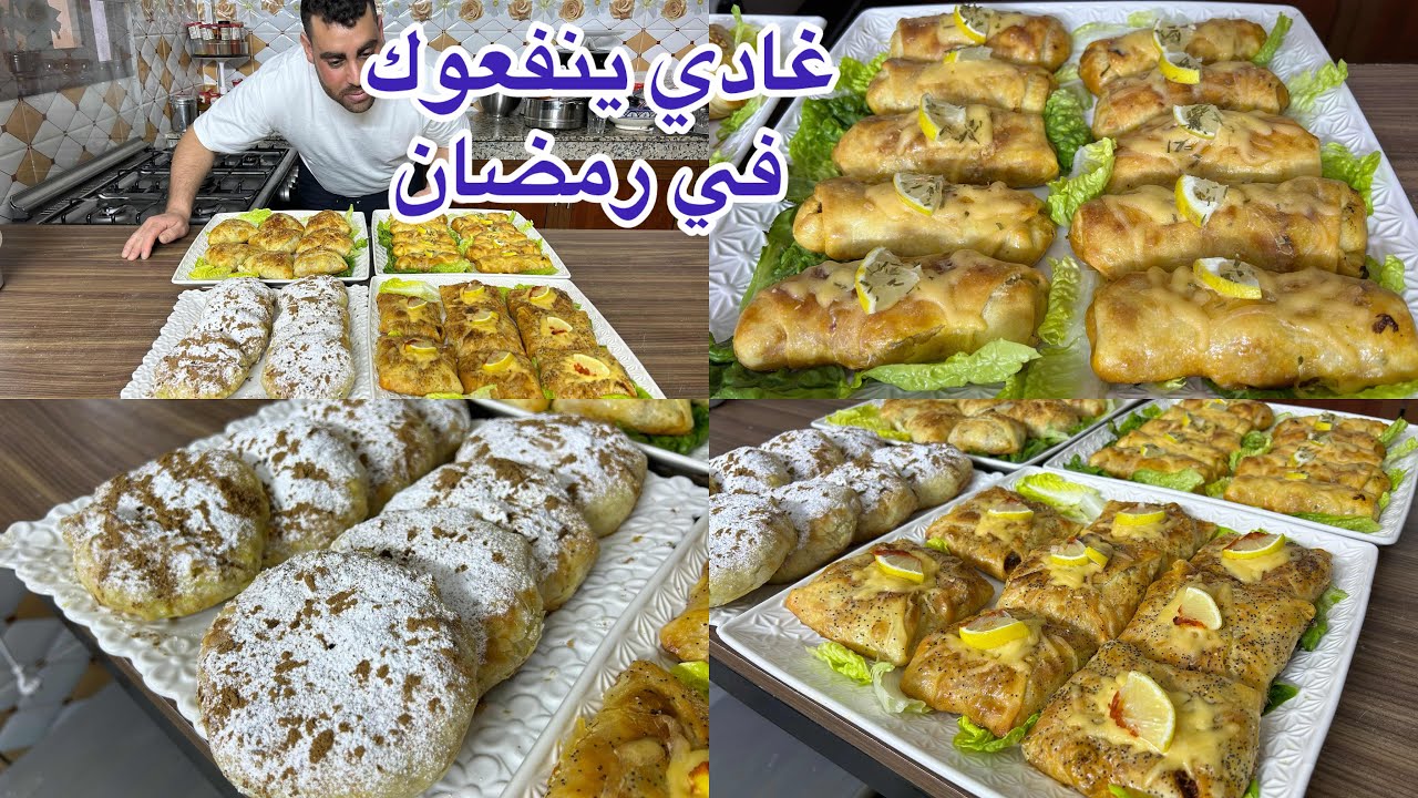 تهليت في خوتي بشهيوات بعجينة المسمن نخرجو بزاف أشكال بسيطلات بريوات مسيمنات