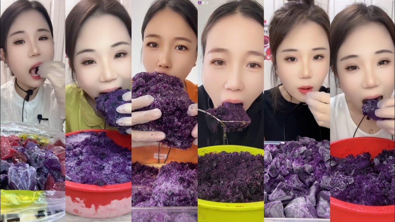 REQ/ YY / QIAN PURPLE HARD ICE EATING ASMR COLLECTION 