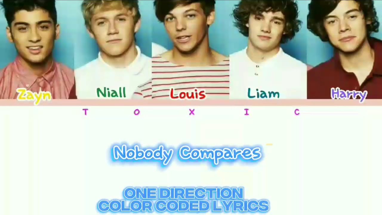 Nobody Compares- One Direction [Color Coded Lyrics]