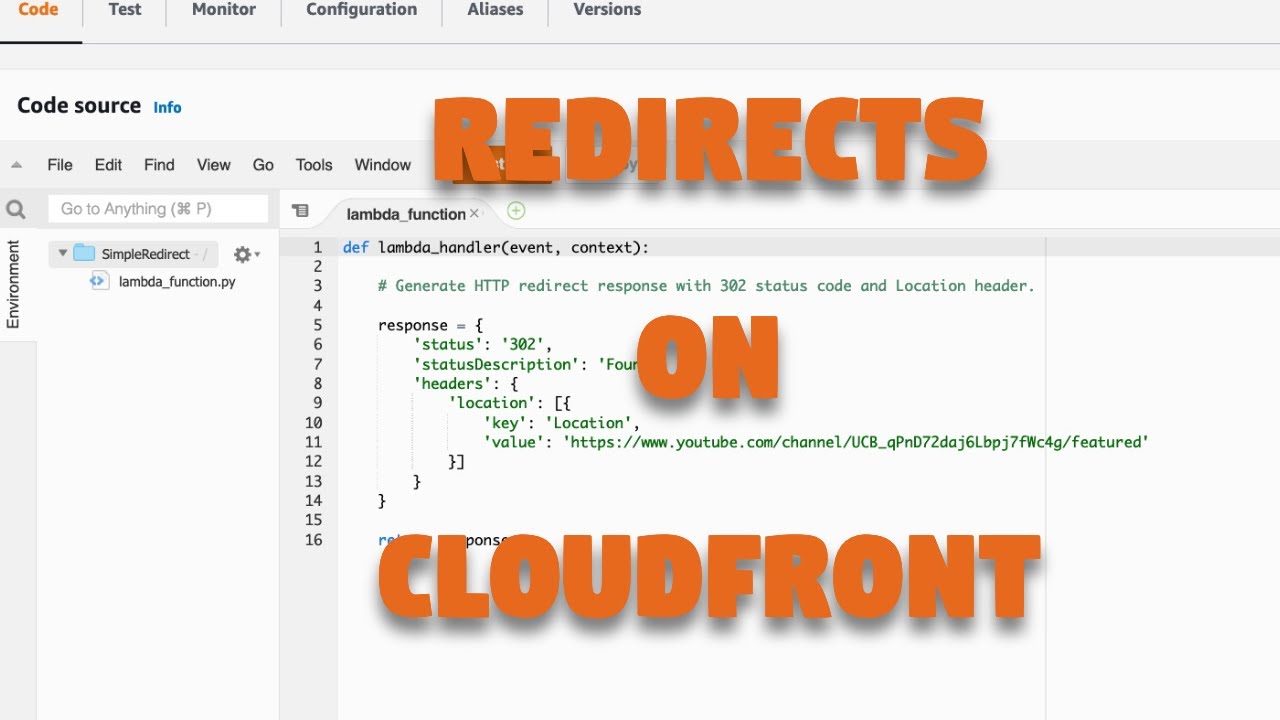 How to run HTTP Redirects on AWS CloudFront
