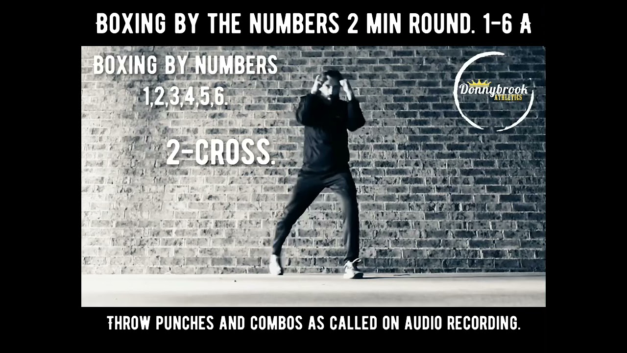 Boxing by the numbers 1-6 round A -2 min audio