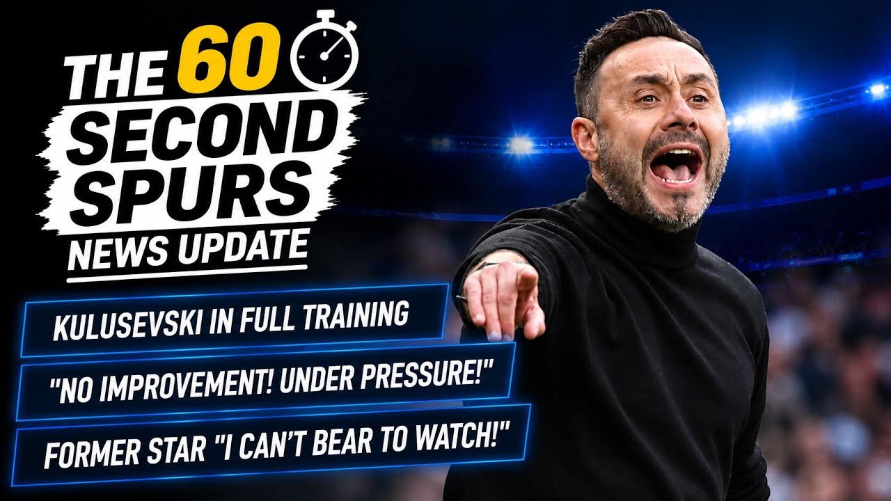 THE 60 SECOND SPURS NEWS UPDATE 
