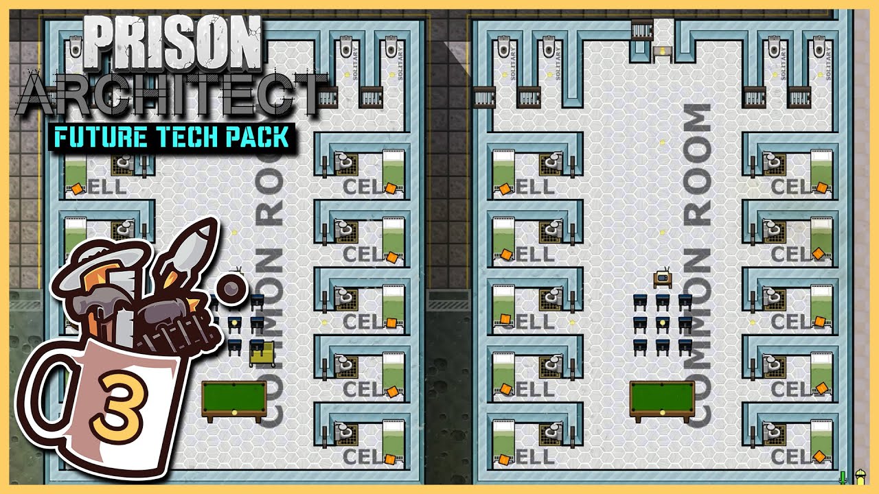 Sci-Fi Cell Blocks | Prison Architect - Future Tech #3