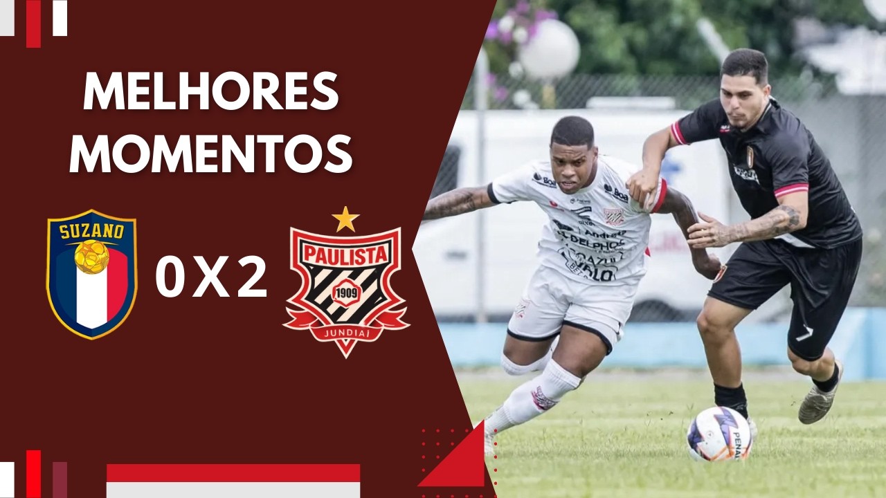PAULISTA VENCE EM SUZANO POR 2 A 0 E GARANTE IMPORTANTE RESULTADO | @TVTECJUNDIAÍ