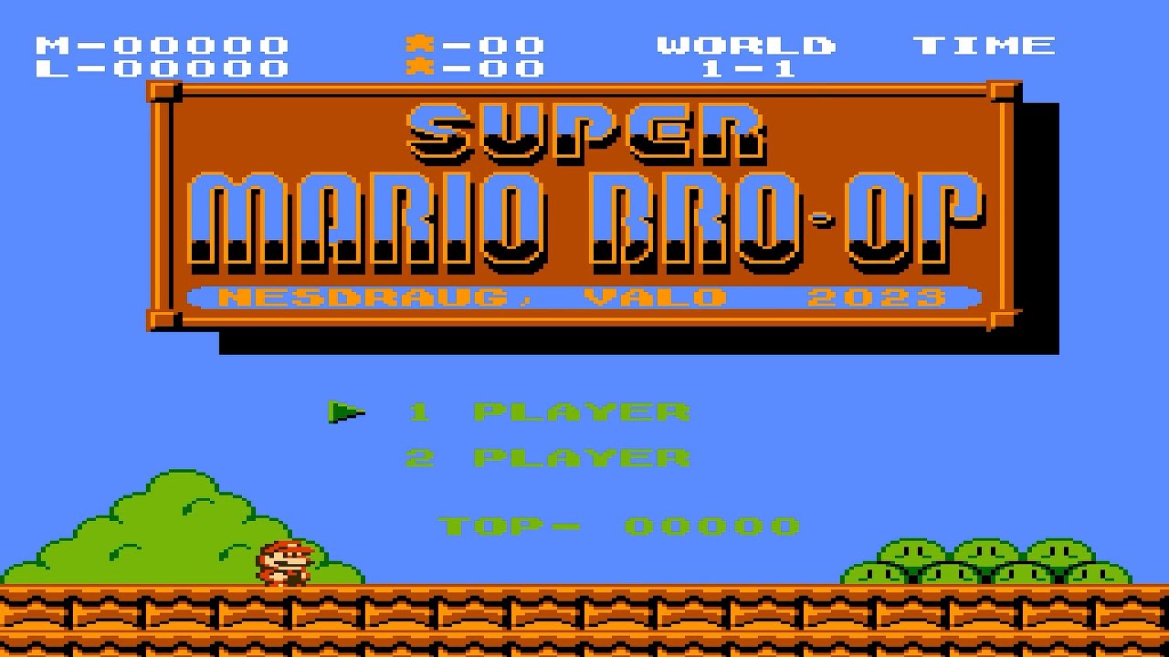 Super Mario Bro-Op (NES) Longplay
