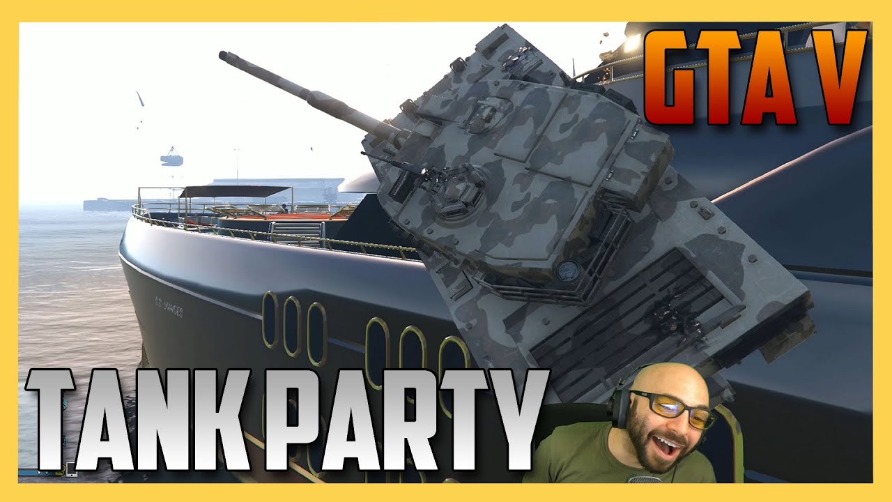GTA 5 Tank Party On My Yacht - Or Drown Trying (GTA V) | Swiftor