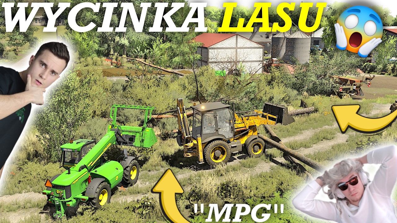 WYCINKA LASU POD BUDOWĘ 😎 O KROK OD TRAGEDII... 😲 ZACZYNAMY MOCNE ODCINKI 🔵 