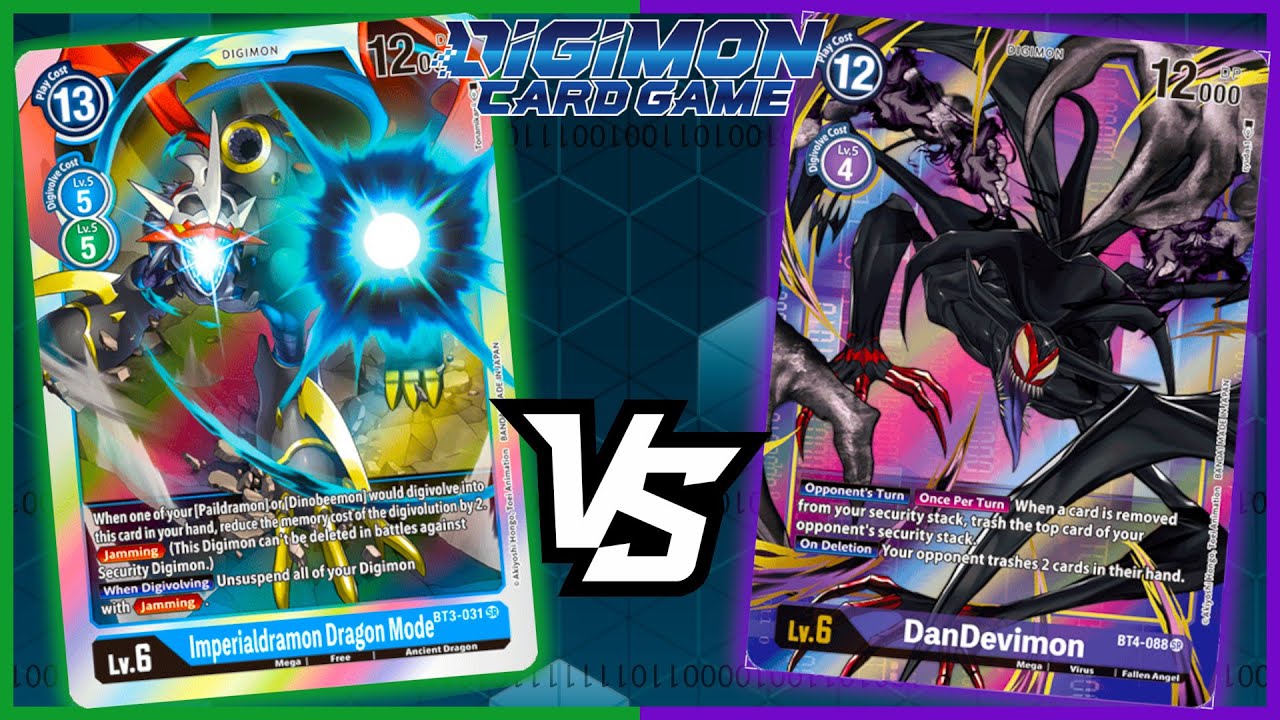 Imperialdramon Blue VS DanDevimon | Digimon TCG BT5 Format