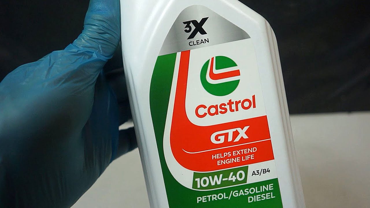 Castrol GTX 10W40 What does the original engine oil look like?