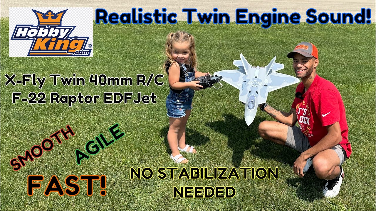 XFLY F-22 Raptor Twin 40mm EDF R/C Jet Flight Review