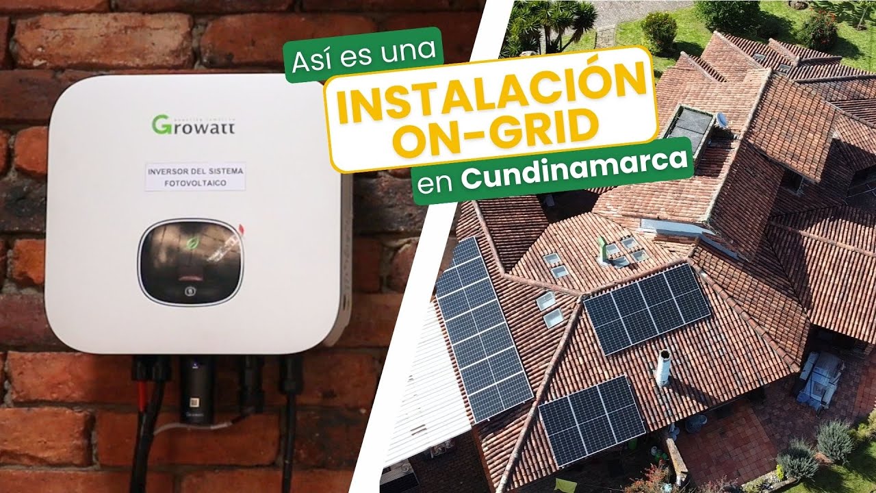 Instalación de sistema solar on-grid en Colombia | AutoSolar