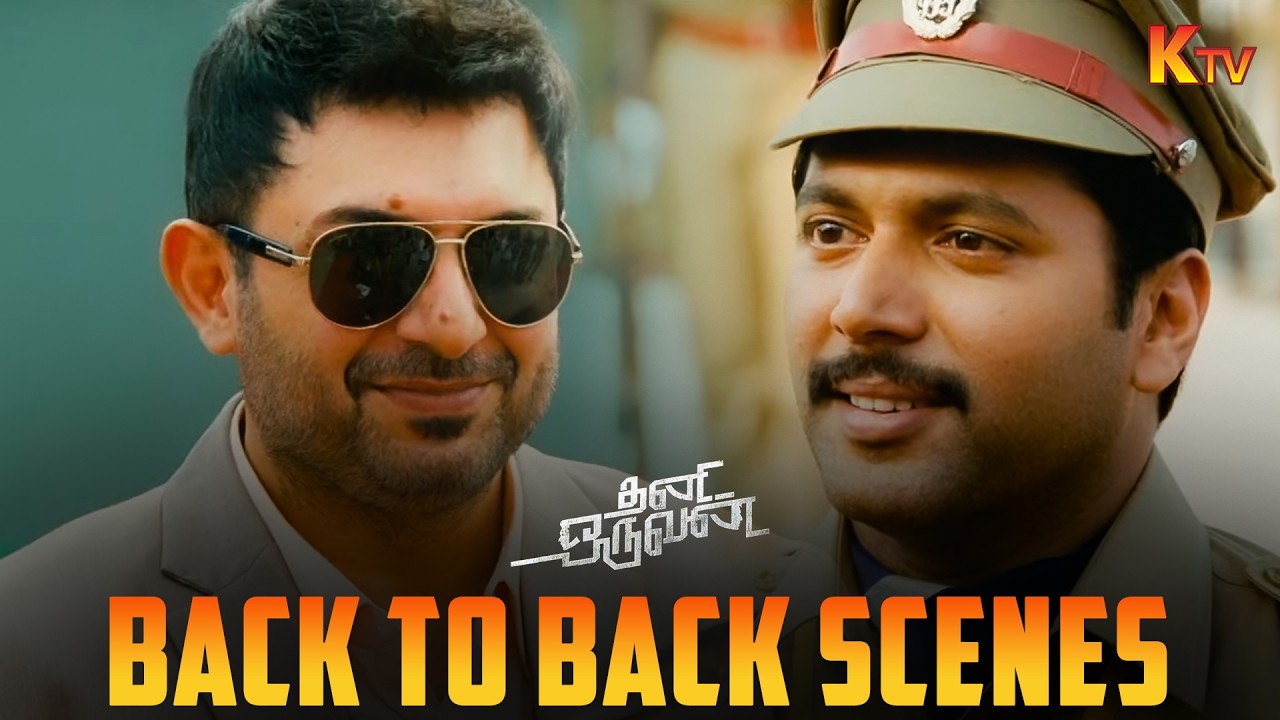 Thani Oruvan Movie Back to Back Scenes | Ravi Mohan | Aravind Swamy | Nayanthara | KTV