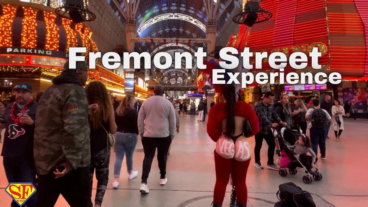 Fremont Street Experience Las Vegas Walking Tour Part 1