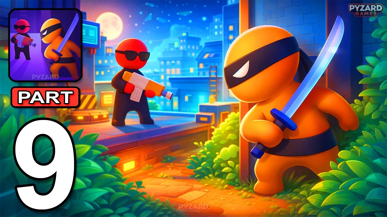 Stealth Master: Assassin Ninja - Gameplay Walkthrough Part 9 - Stealth Ninja Assassin (Android, iOS)