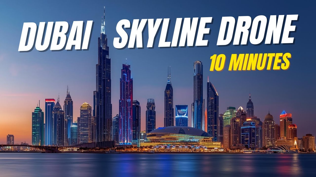 Dubai Skyline Drone 10 Minutes | Dubai Drone View Aerial