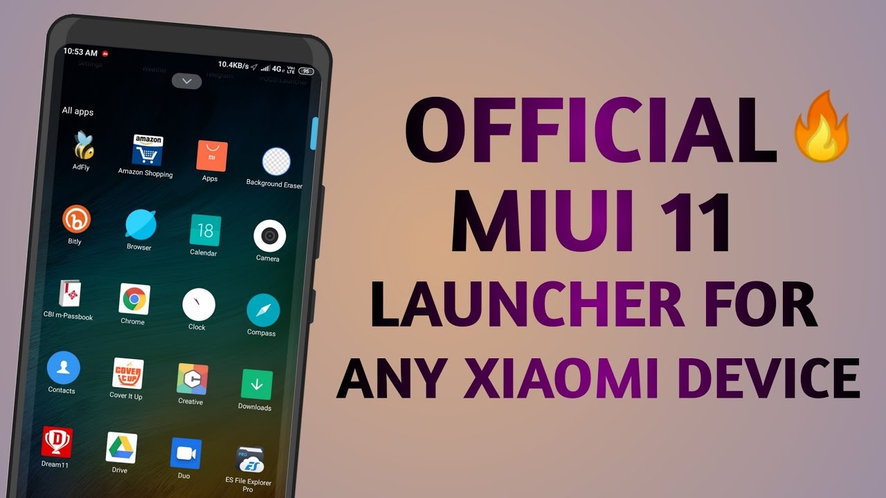 Official MIUI 11 Launcher For Any Xiaomi Device