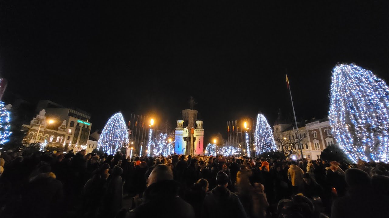 4k-Drone and Fireworks Show Never Seen in Romania (full show). Cluj-Napoca (01.12.2022)