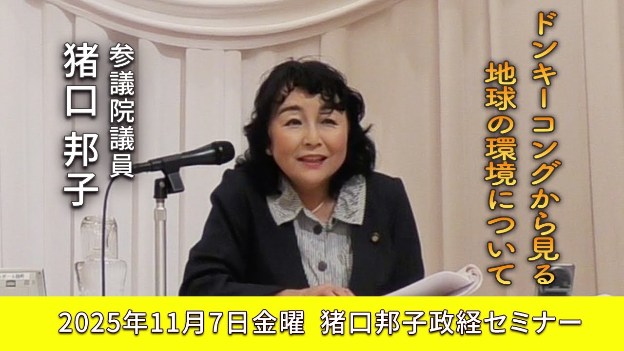 2025年11月7日金曜「ドンキーコングから見る地球の環境について」