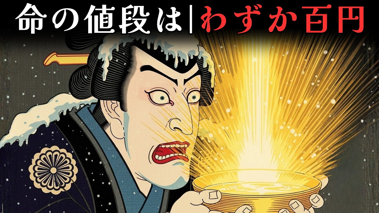 【江戸の知恵】室内マイナス3度、死亡率2倍。わずか100円の「飲む点滴」が過酷な冬の庶民を救った【江戸時代の庶民】【江戸ログ】