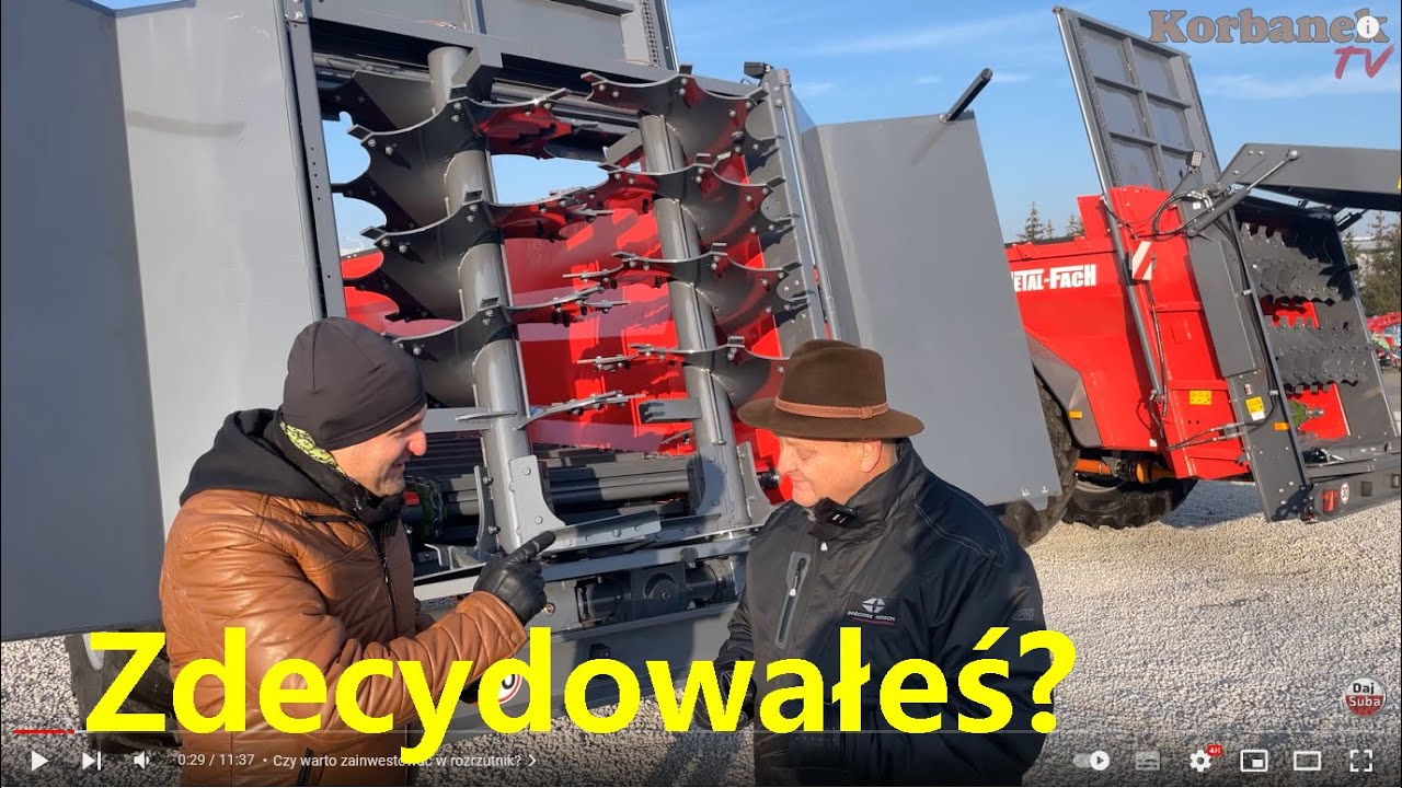 Który polski rozrzutnik obornika jest lepszy? 👉 z adapterem pionowym czy poziomym? [Korbanek]