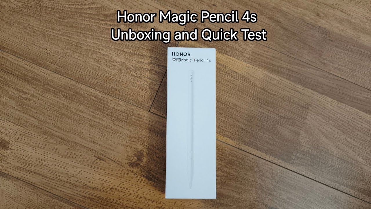 Распаковка и экспресс-тест Honor Magic Pencil 4s