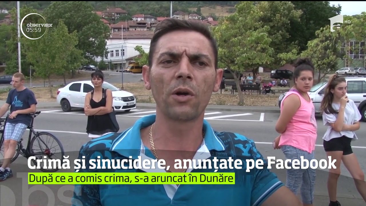 Crimă și sinucidere, anunțate pe Facebook de un bărbat din Mehedinți