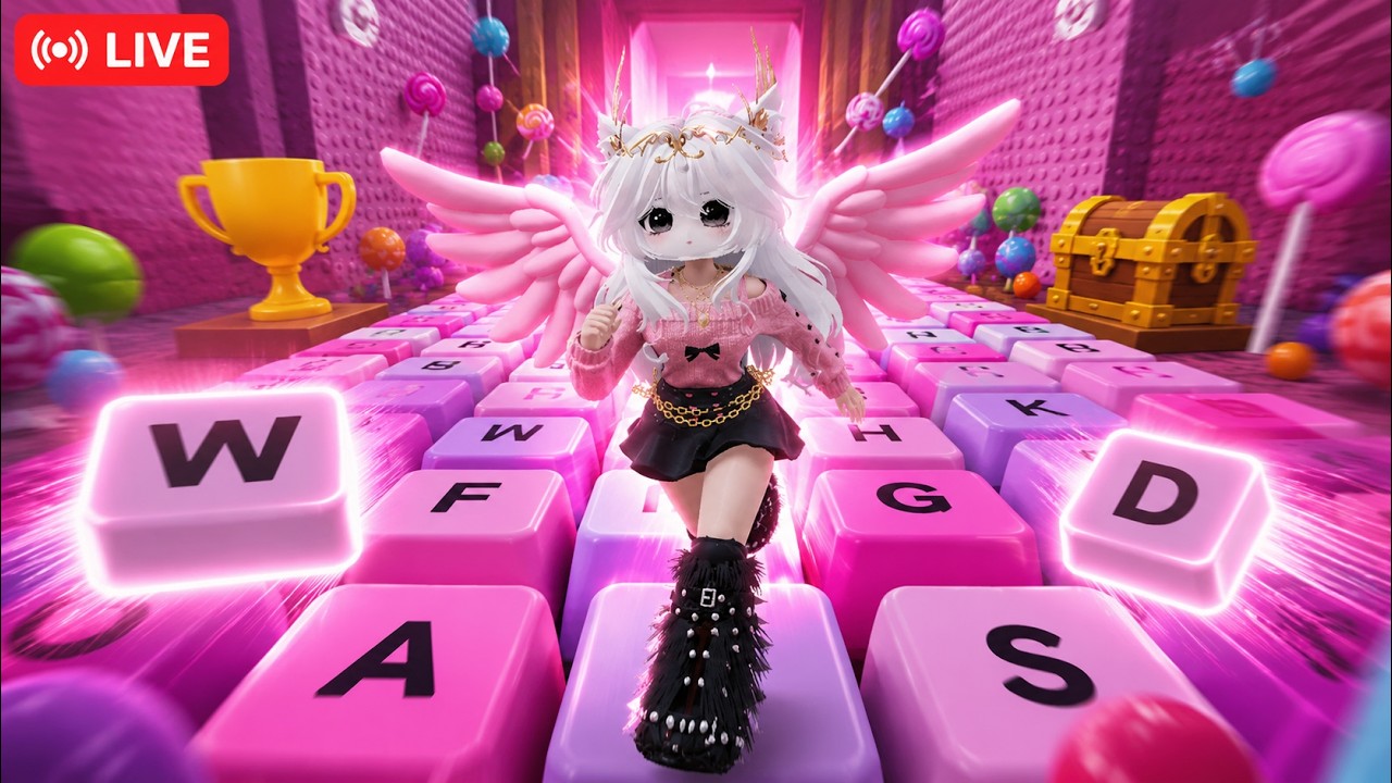 +1 Keyboard Escape Live Stream #roblox #Keyboardspeed