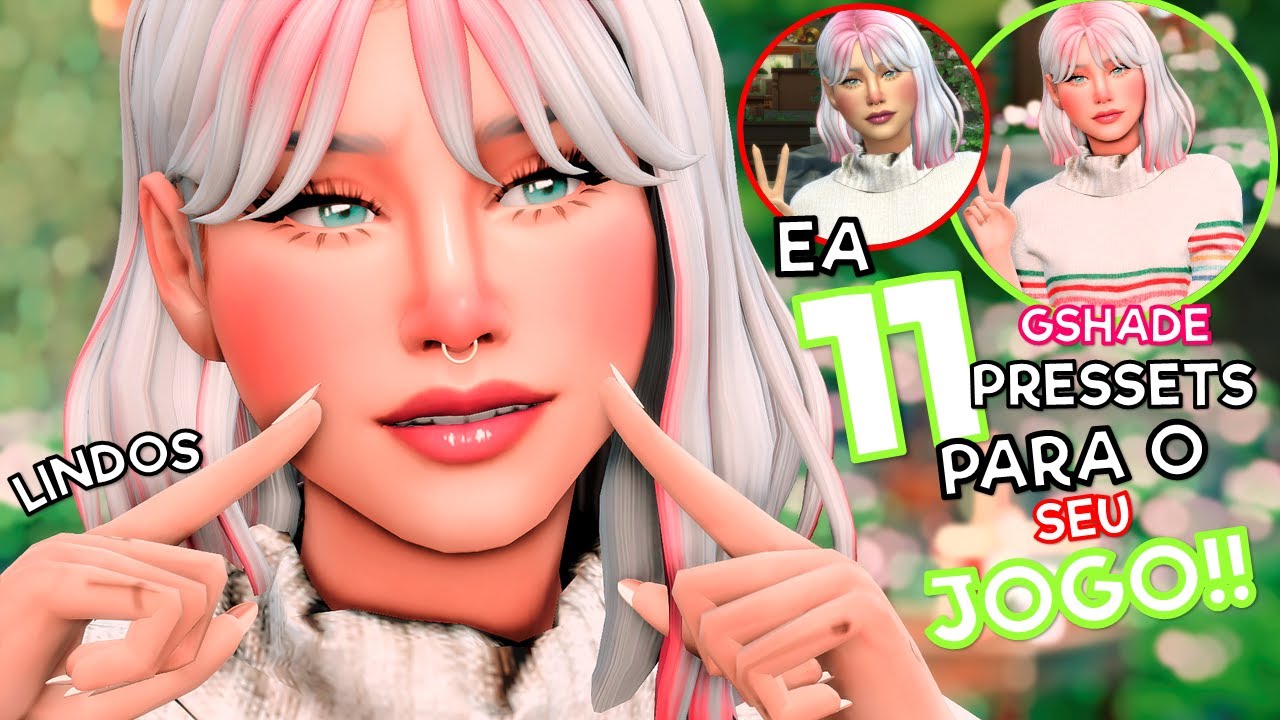 🦋+10 pressets para o seu jogo ficar absurdamente lindoo | The sims 4 | Nisyms💖