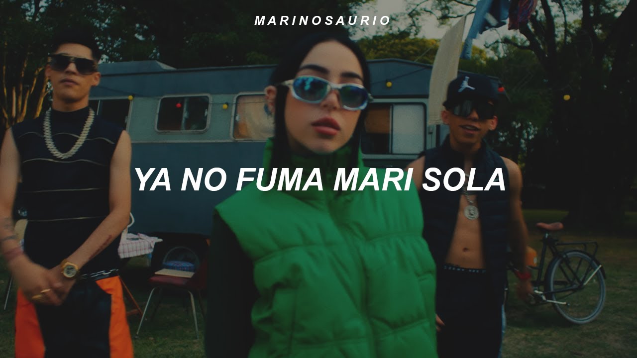 MARISOLA REMIX - CRIS MJ x STANDLY x NICKI NICOLE x DUKI (Letra) || ya no fuma mari sola