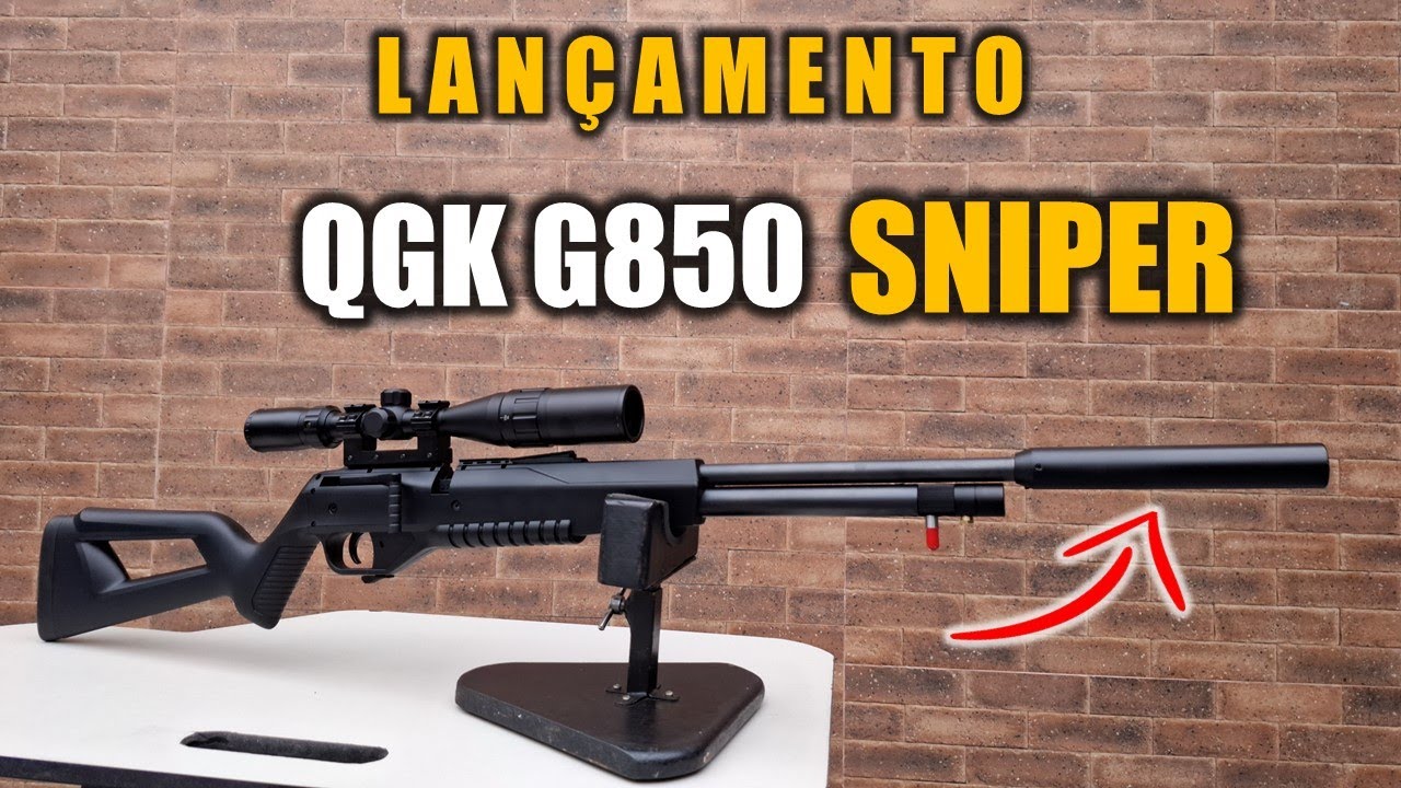 NOVIDADE 🤯 QGK G850 SNIPER COM SUPRESSOR