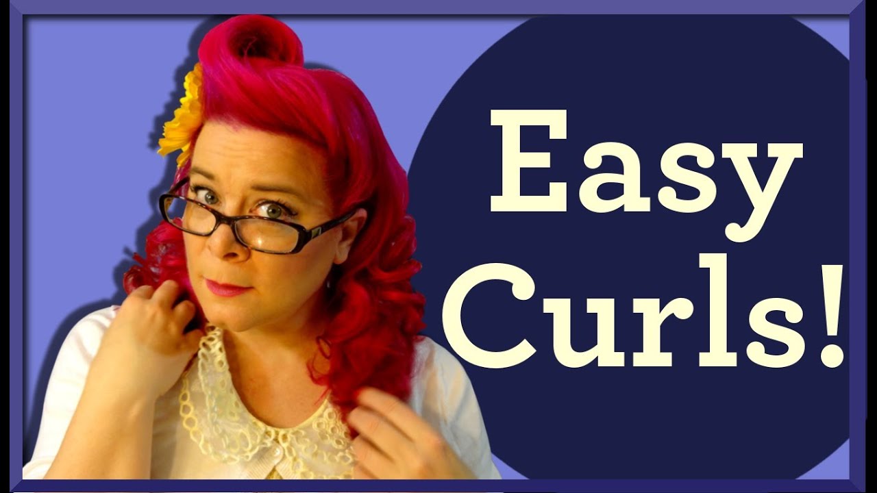 Swirls and Curls for a Rockabilly Vintage Hairstyle