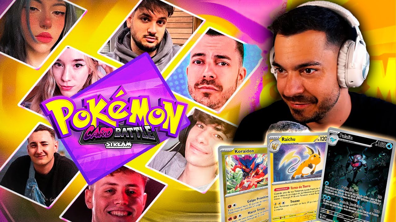 ¡POKÉMON CARD BATTLE con STREAMERS! 🔥🃏