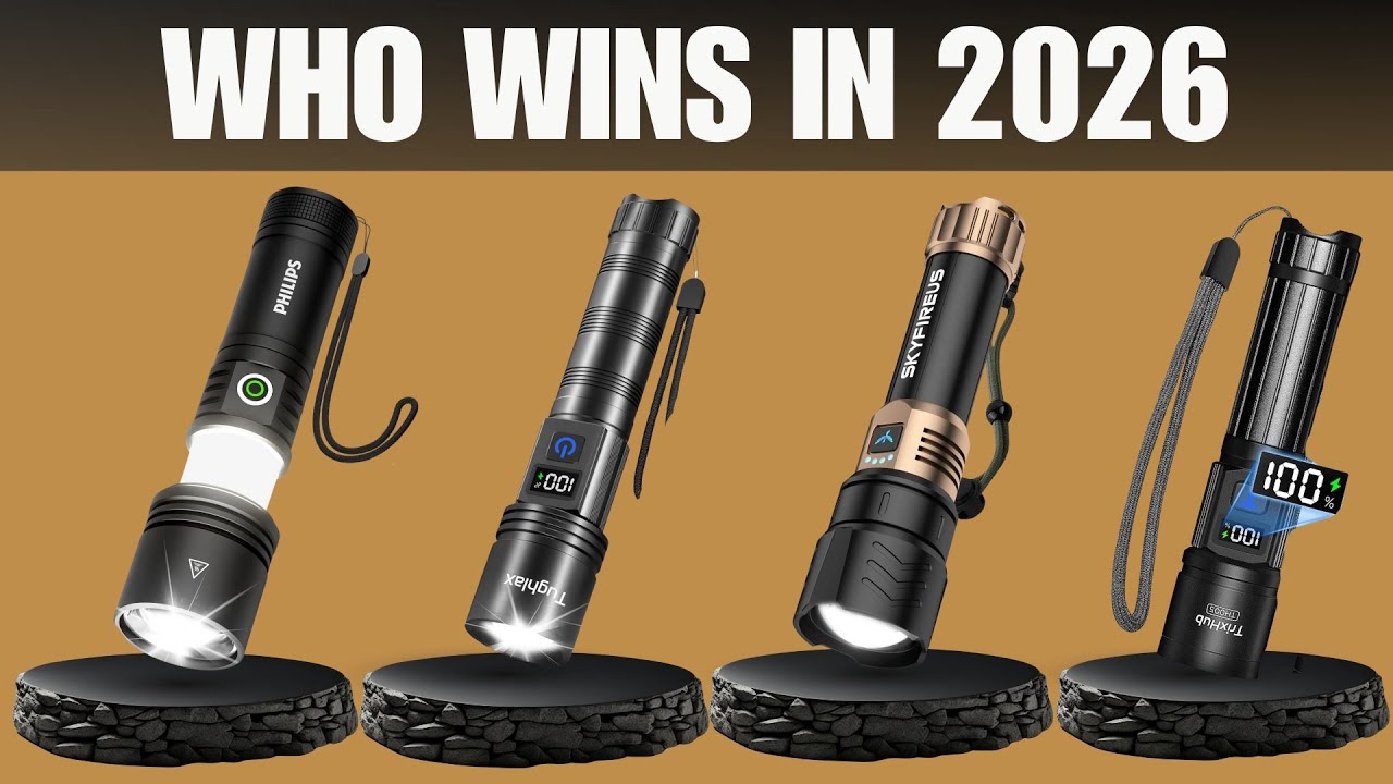 Top 5 Best Flashlights in 2026! (Tested & Reviewed)