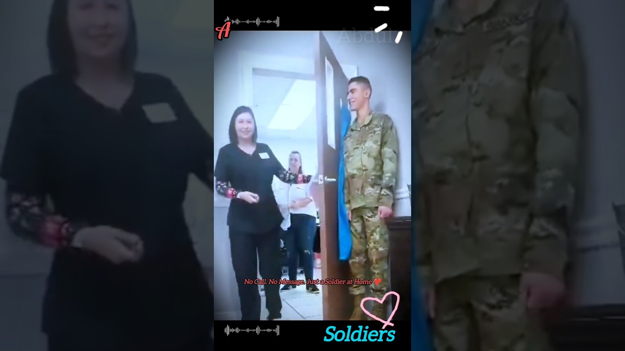 Soldier Comes Home – Big Surprise♥️😭