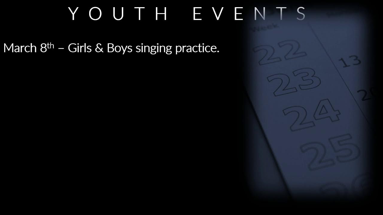 Sunday Evening Worship: Proverbs Speech