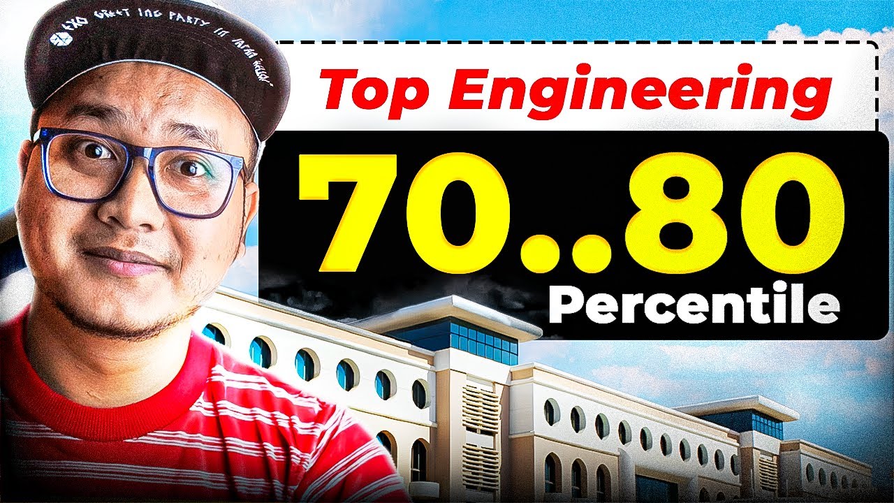 Top 10 Engineering Colleges for 70&ndash;80 Percentile 🔥 JEE Mains 2026 Best Choices