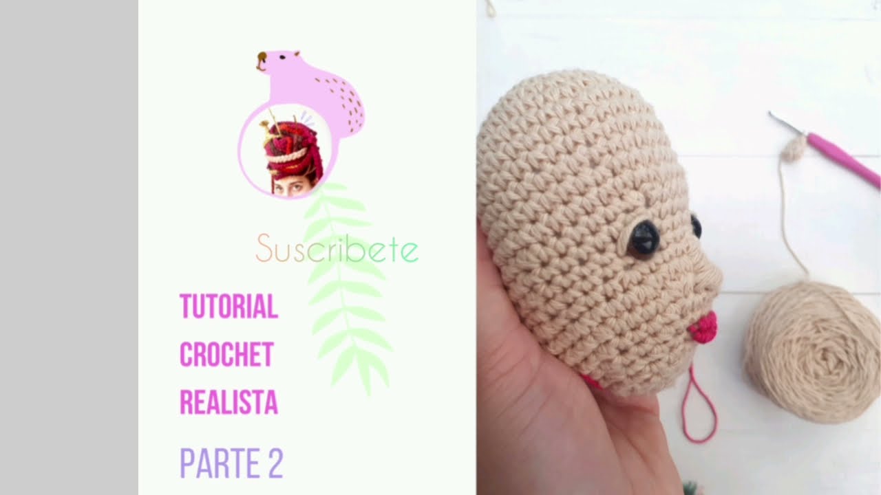 Amigurumi Realista. CUELLO. Patrón gratis + videotutorial. PARTE 2. En español.