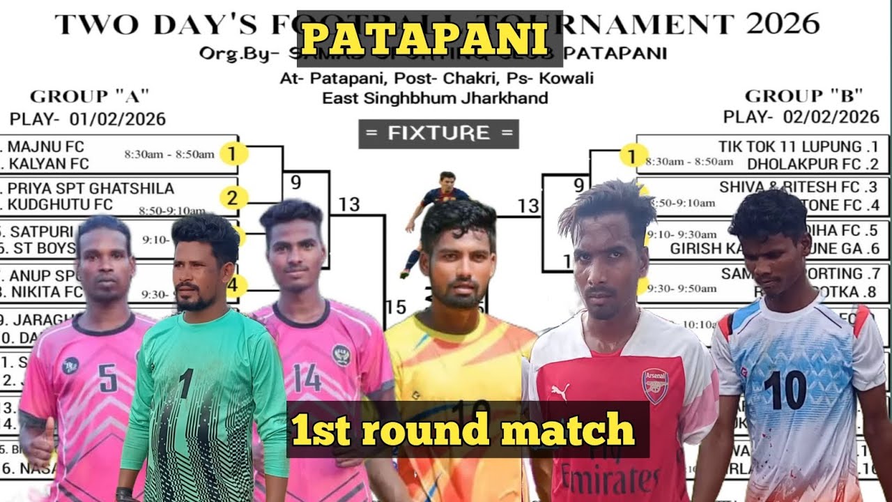 SAMAD SPORTING PATAPANI // ⚽ TOURNAMENT // 1ST ROUND MATCH LIVE