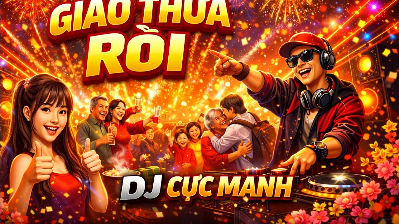 🔥 GIAO THỪA RỒI – DJ CỰC MẠNH 2026 | Nhạc Tết Miền Tây Quẩy Tung Nóc | Bass Căng Đét 🔊
